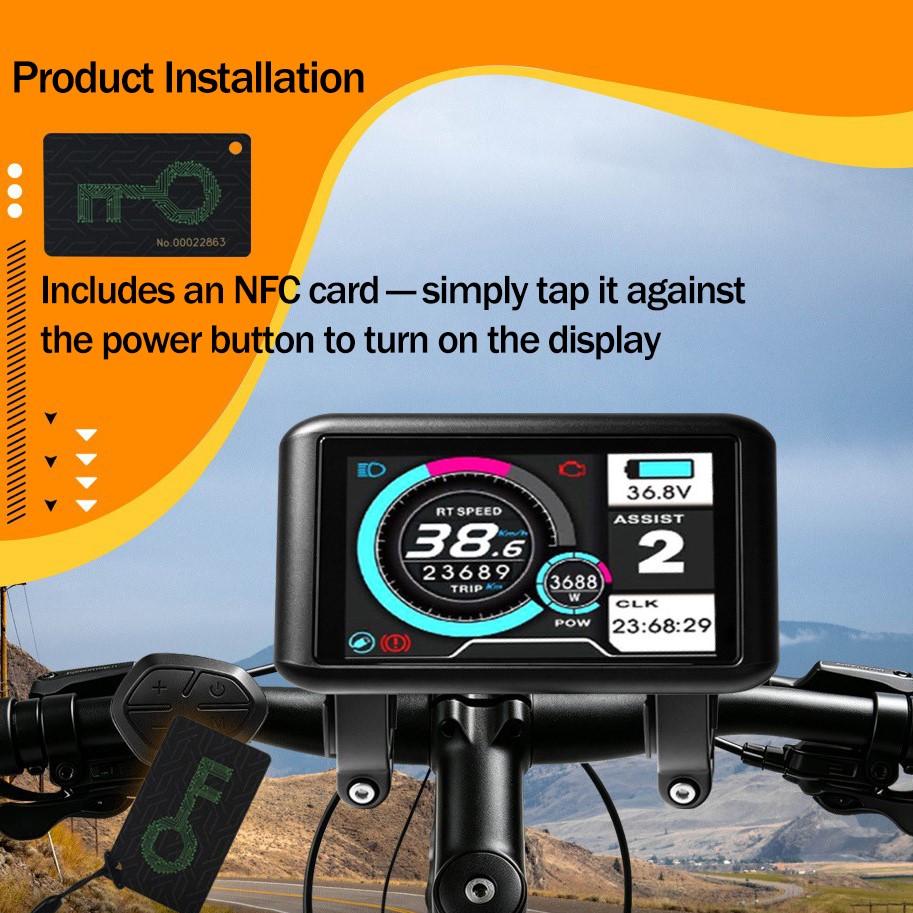 Ebike Conversion Kit 72V 3000W - ชุดแปลงจักรยานหิมะ 72V 3000W ล้อหน้า-หลัง ขนาด 20