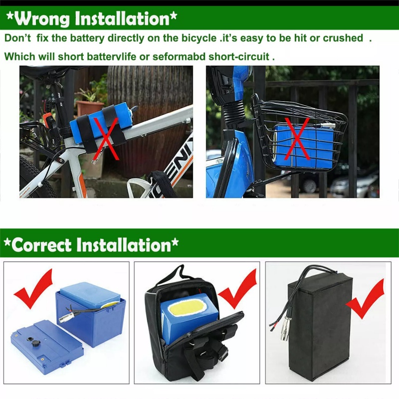 ชุดแบตเตอรี่สำหรับจักรยานไฟฟ้า - Electric Bicycle Battery 72V 30Ah บทวิจารณ์และราคา